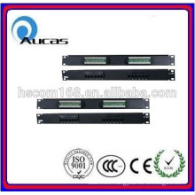 Fiber optic patch panel 12 cores Cat6 Cat5e Fiber Optic Distribution Frame 24 cores